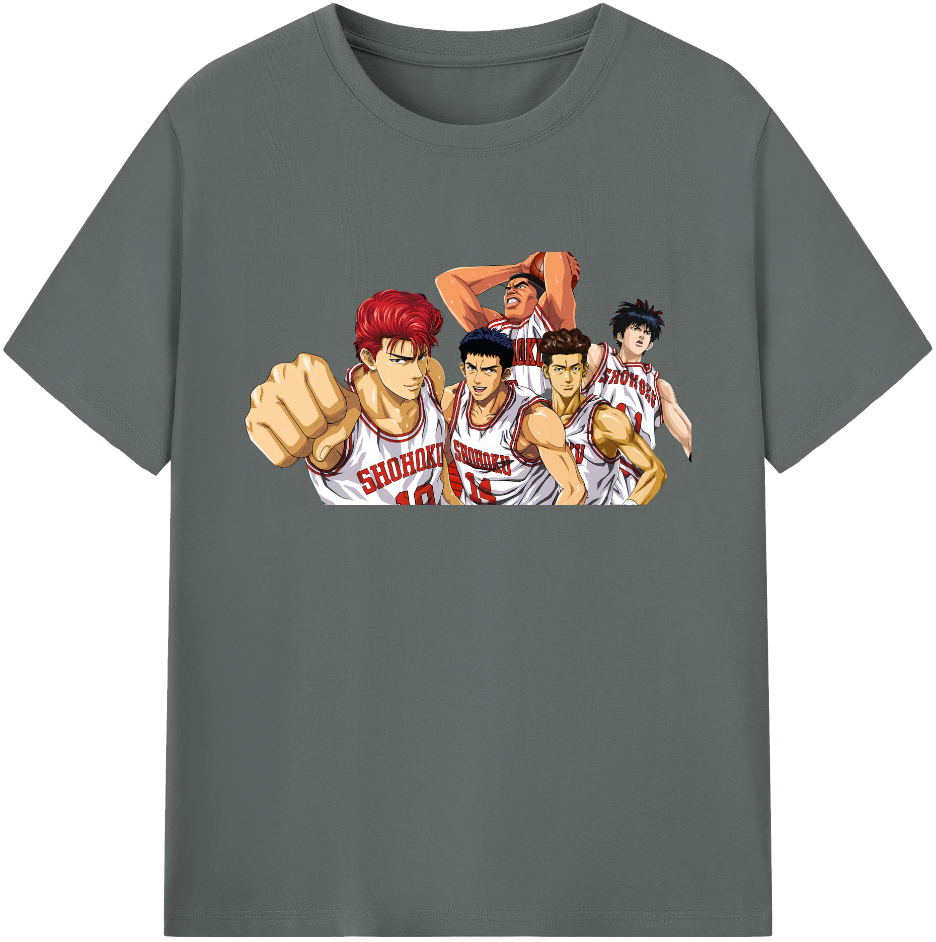 （画像用） SLAM DUNK／スラムダンク 綿100％ メンズ半袖Tシャツ｜肌触りやわらか＆通気性